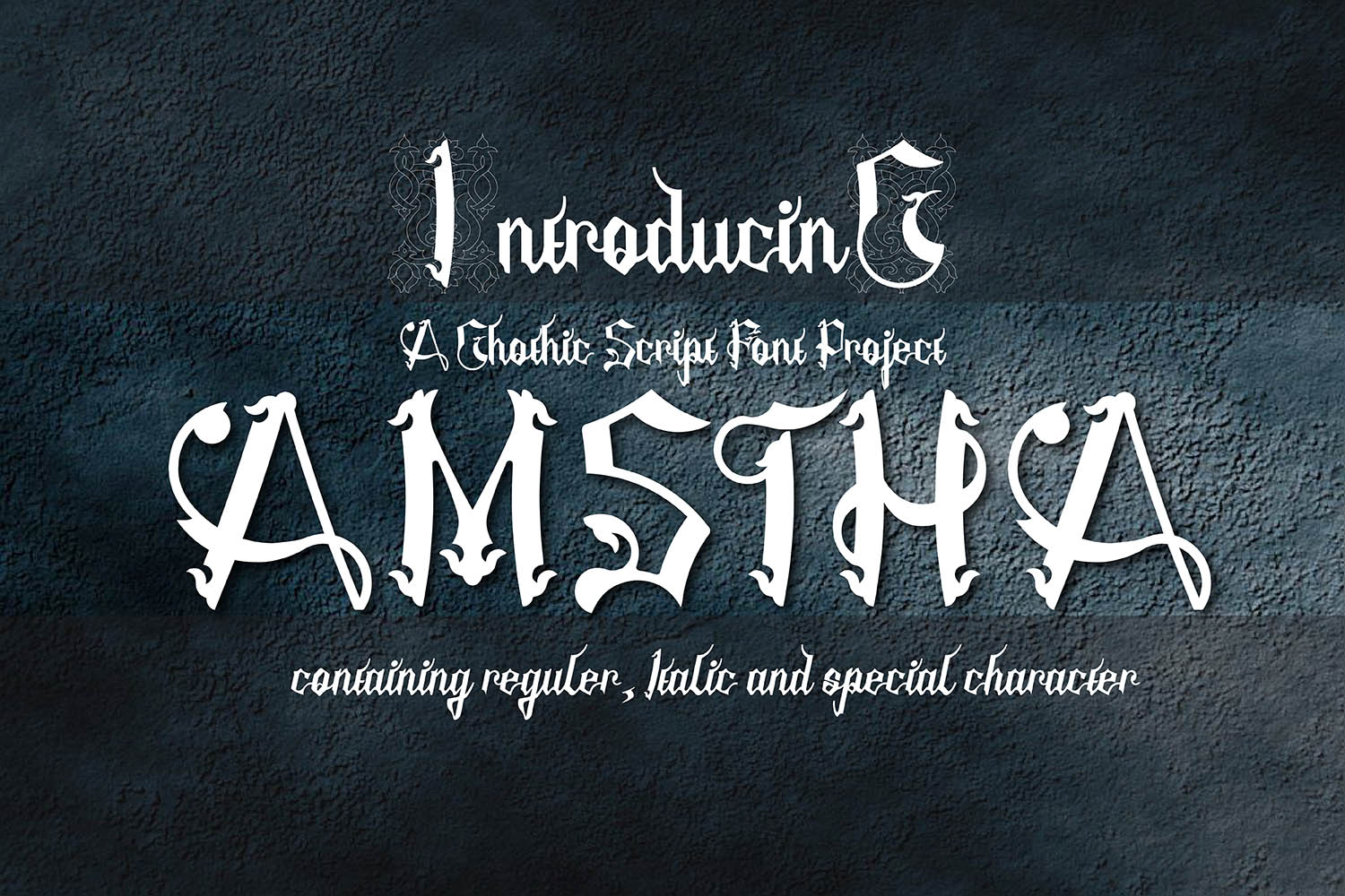 Amstha: A Designer’s Honest Review of This Bold Blackletter