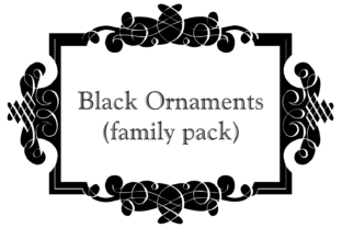 Black Ornaments Family: A Designer’s Review