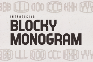 Blocky Monogram Font Review for Marketers