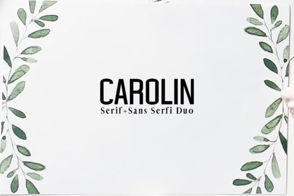 Carolin Duo: A Versatile Typeface for Makers