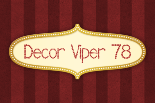 Decor Viper 78: A Refined Decorative Font for Web Design
