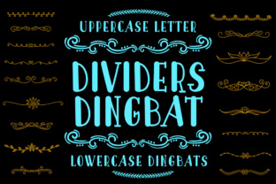 Dividers Dingbat Font: A Playful Design Asset