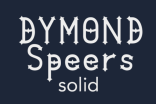 Dymond Speers Solid: A Gothic Typeface for Web Design