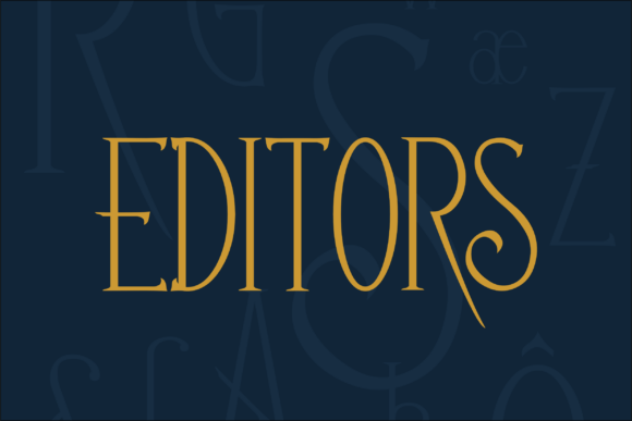 Editors Font: A Dreamy Serif for Modern Web Design