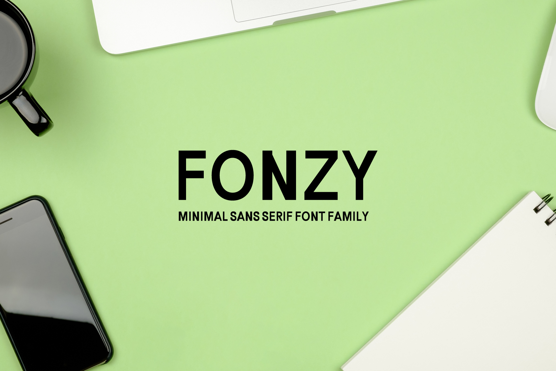Fonzy Typeface: Bold Branding for Small Business