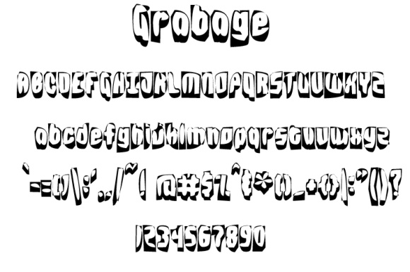 Grabage Font: A Playful Typeface for Editorial Design