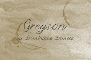 Gregson: A Handwritten Font for Bold Campaigns