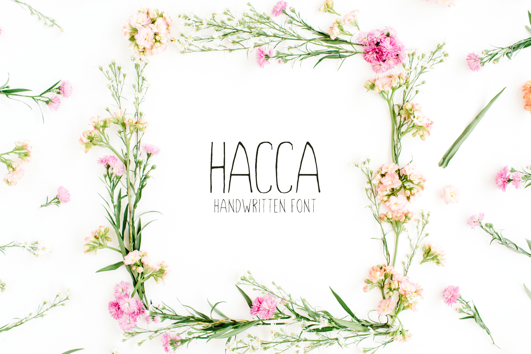 Hacca: A Handwritten Sans Serif Font for Web Design