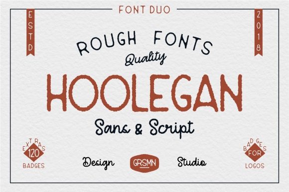 Hoolegan Duo: A Handwritten Font for Crafters