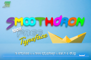 JVNE Smoothdron: A Playful Free Font for Makers