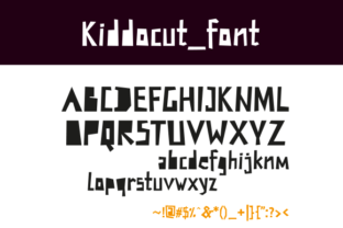 Kiddocut: A Linocut-Inspired Typeface for Bold Branding