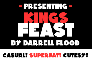 Kings Feast: A Bold Sans Serif Typeface for Editorial Design