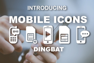 Mobile Icons Font for Modern Branding