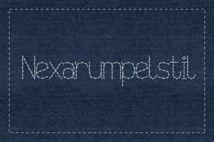 Nexarumpelstil: The Hand-Stitched Font for Crafters