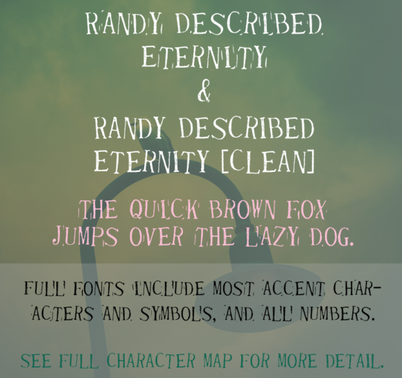 Randy Described Eternity: A Unique Decorative Font