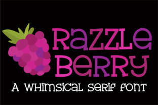 Razzle Berry: A Serif Font for Bold Branding