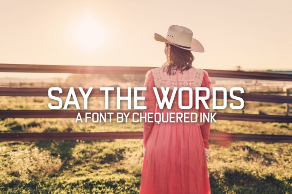 Say the Words: A Bold Sans Serif Font for Impact