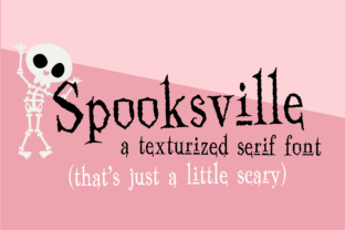 Spooksville: A Serif Font for Bold Editorial Design