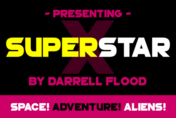 Superstar X: A Sci-Fi Sans Serif for Bold Branding