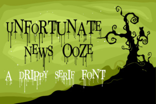 Unfortunate News Ooze: A Distinctive Serif Font for Brands